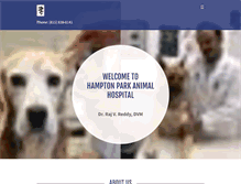 Tablet Screenshot of hamptonparkanimalhospital.org